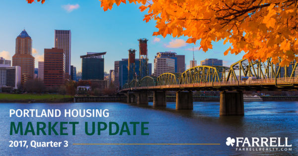 Portland Housing Market Update: 2017, Quarter 3